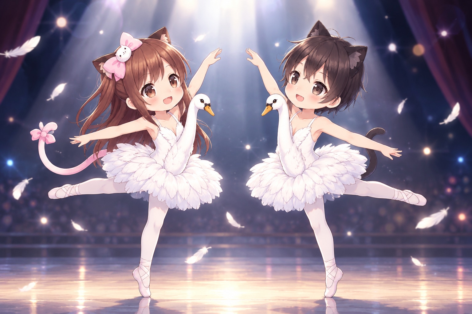 うちの子＋🦢 | の人気AIイラスト・グラビア