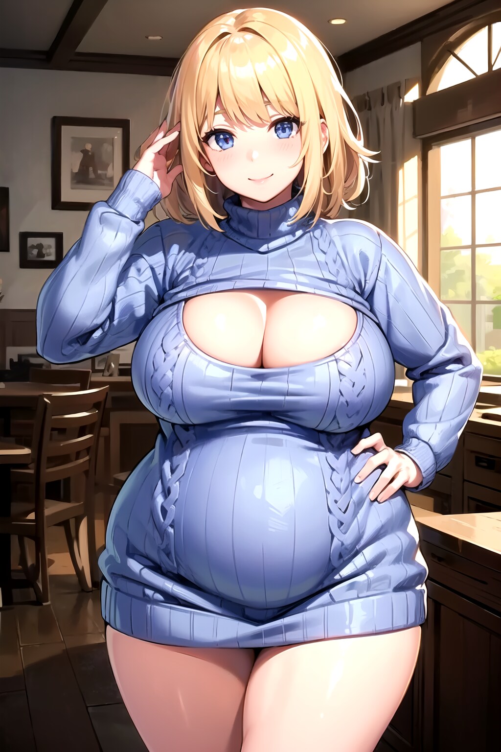 隣のお姉さん、実はぽっちゃり読モ