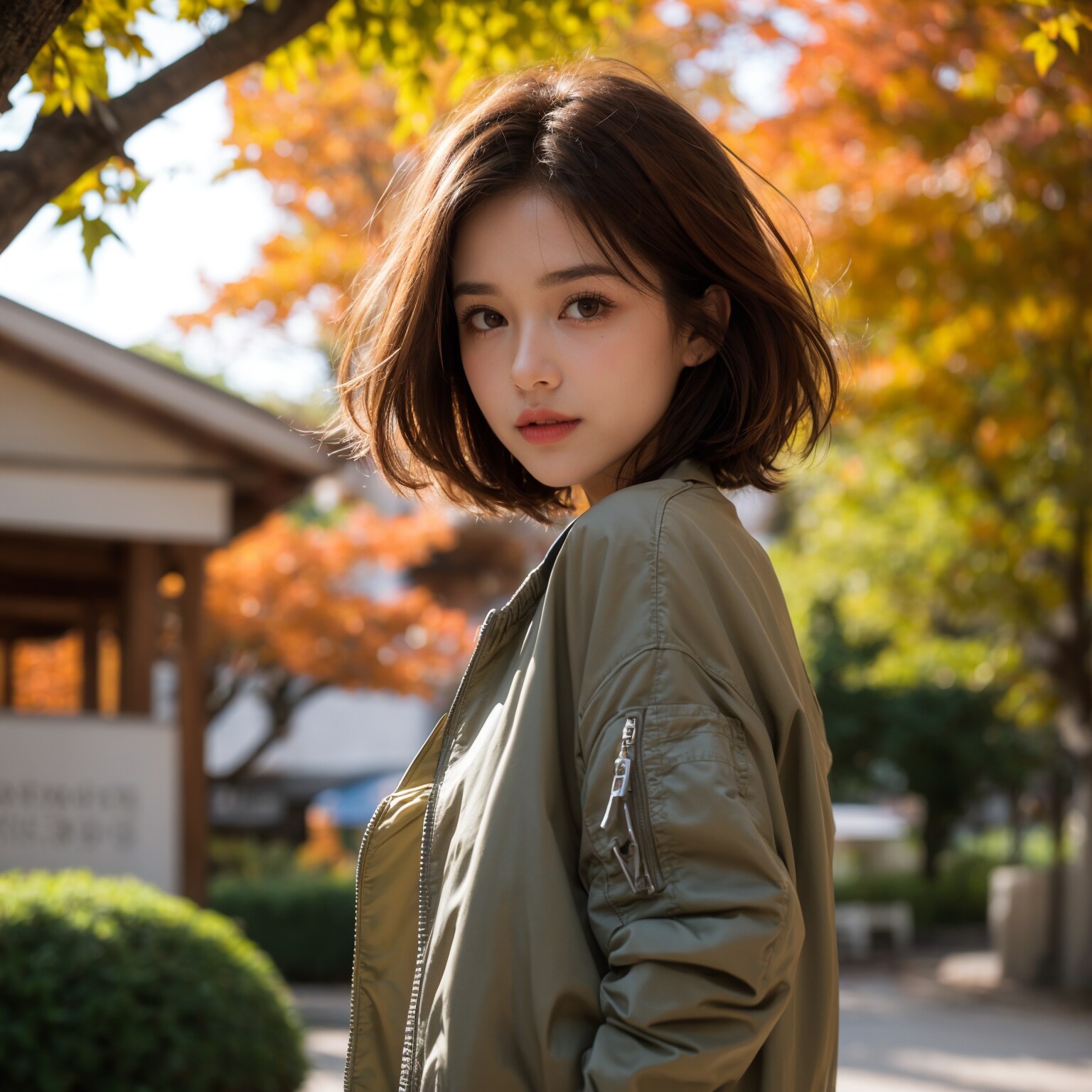 MA-1と紅葉