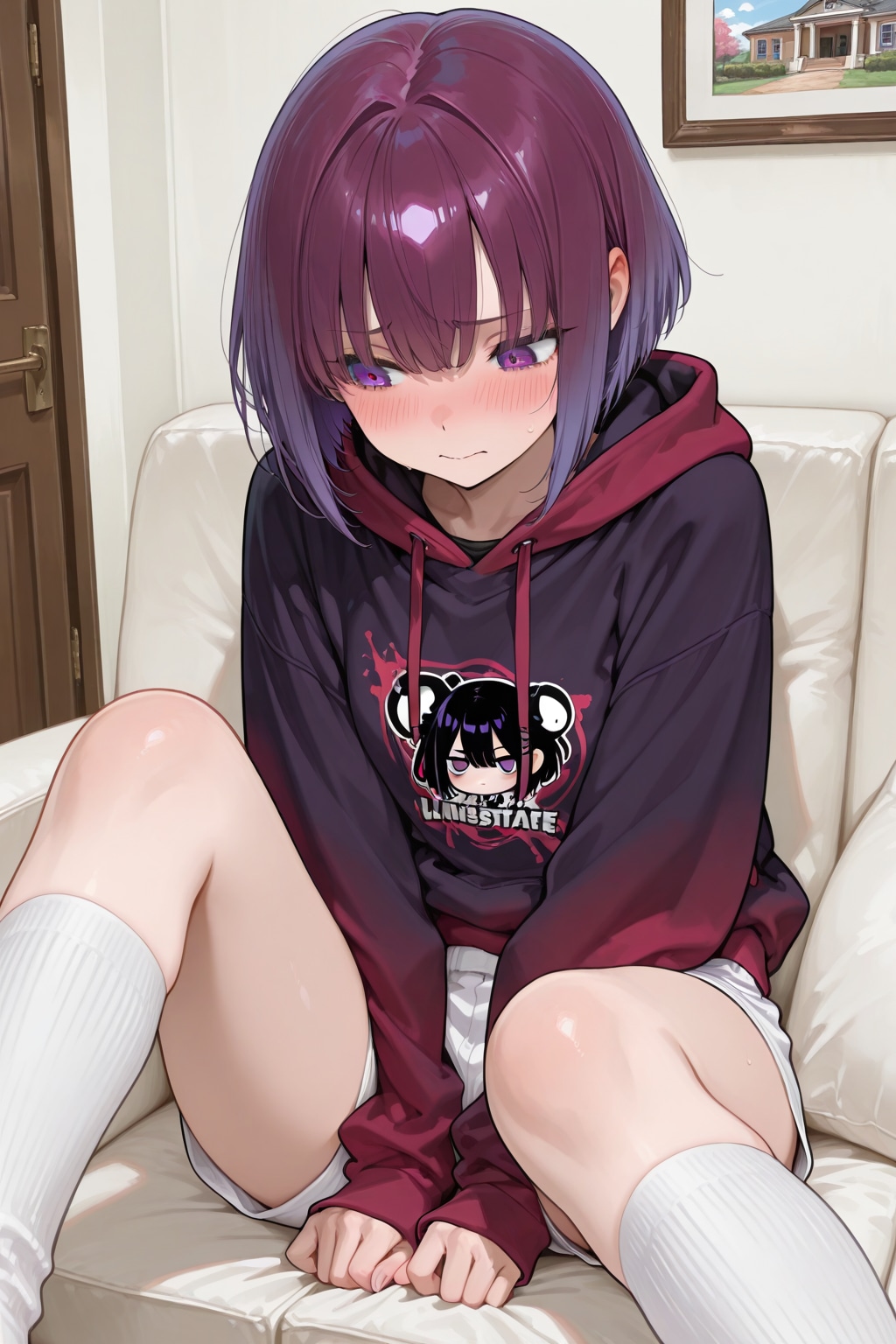 紫色が似合う女の子18