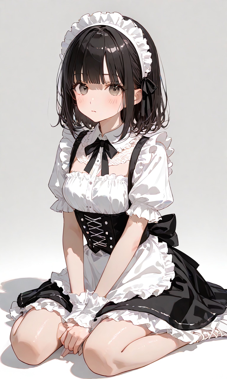 ぺたんこ座り | の人気AIイラスト・グラビア