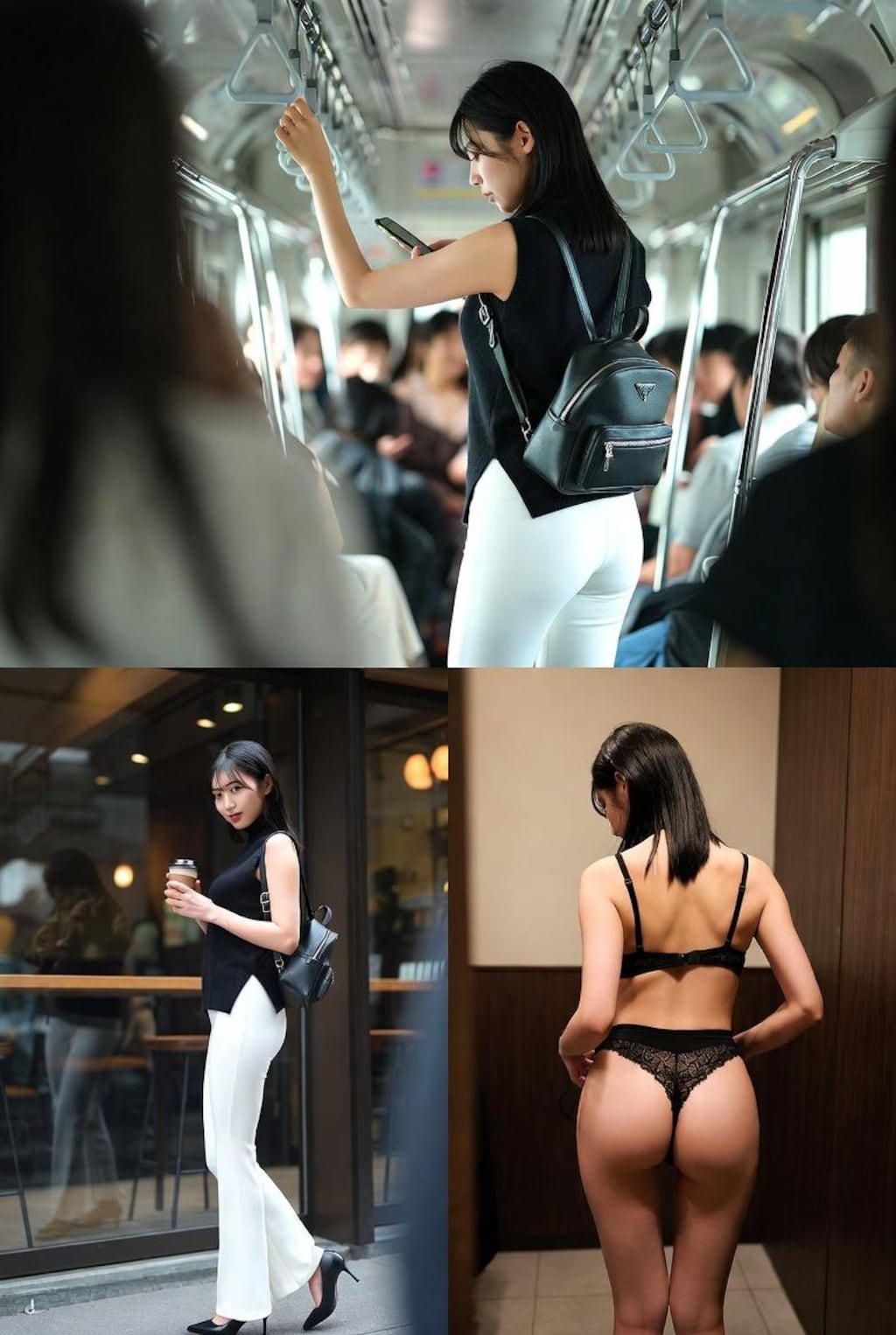 パンツスタイルのOLさん