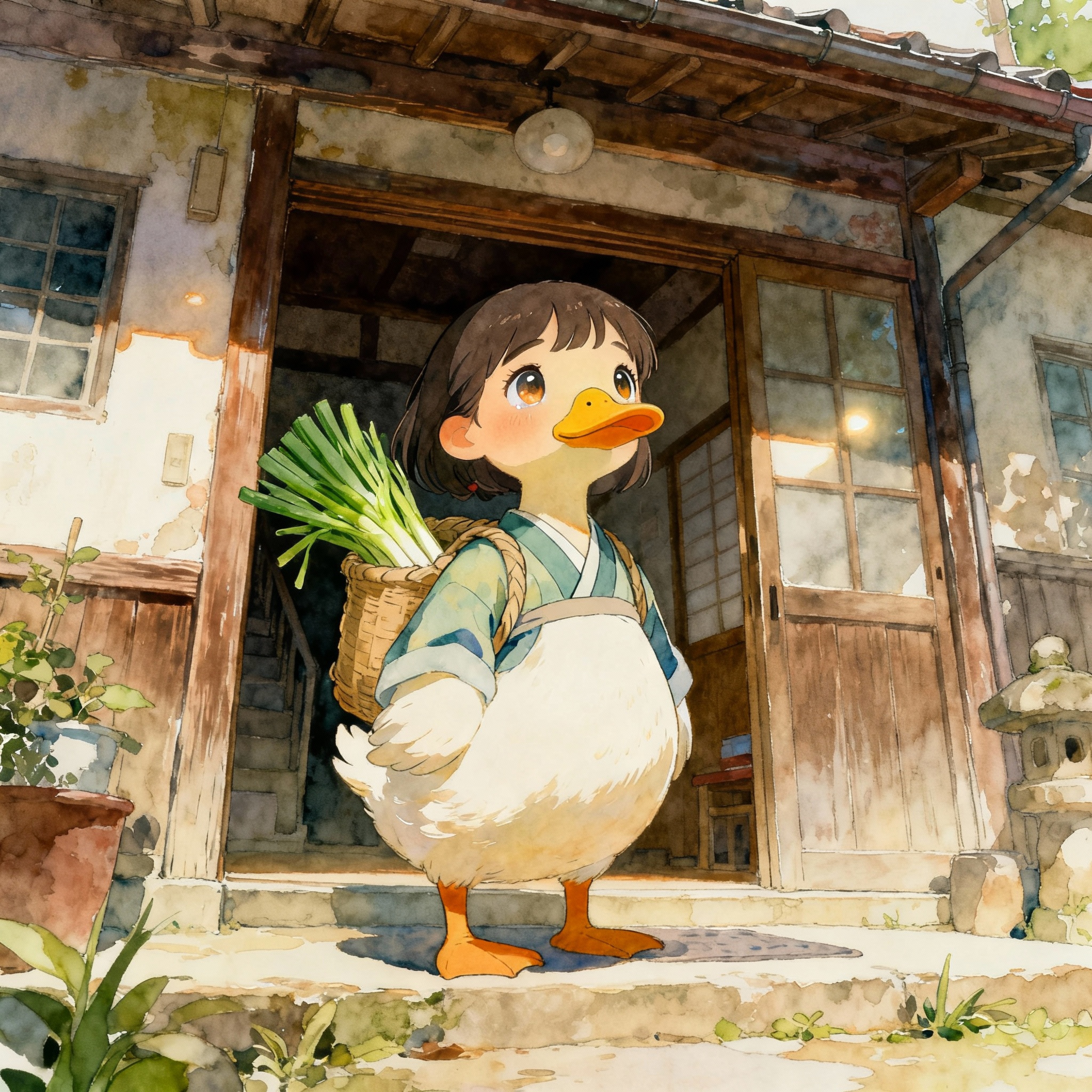 昨日助けていただいた鴨… | の人気AIイラスト・グラビア