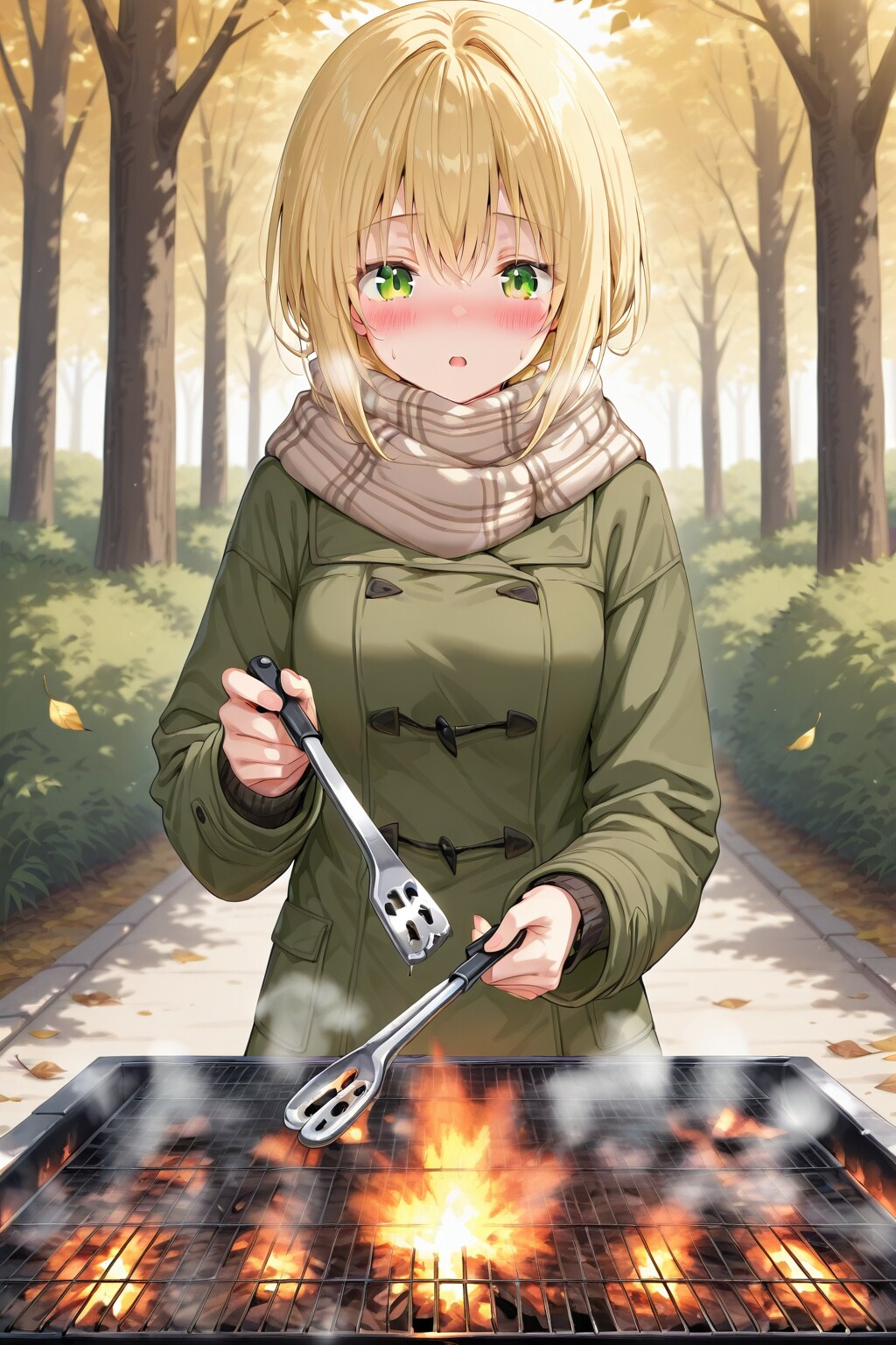 トングカチカチ…？