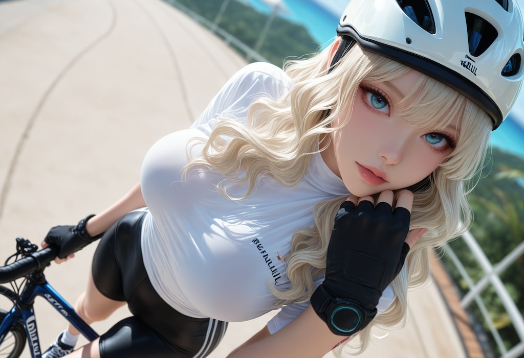 朝（サイクリング）