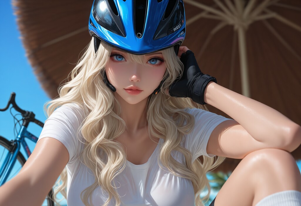 朝（サイクリング）