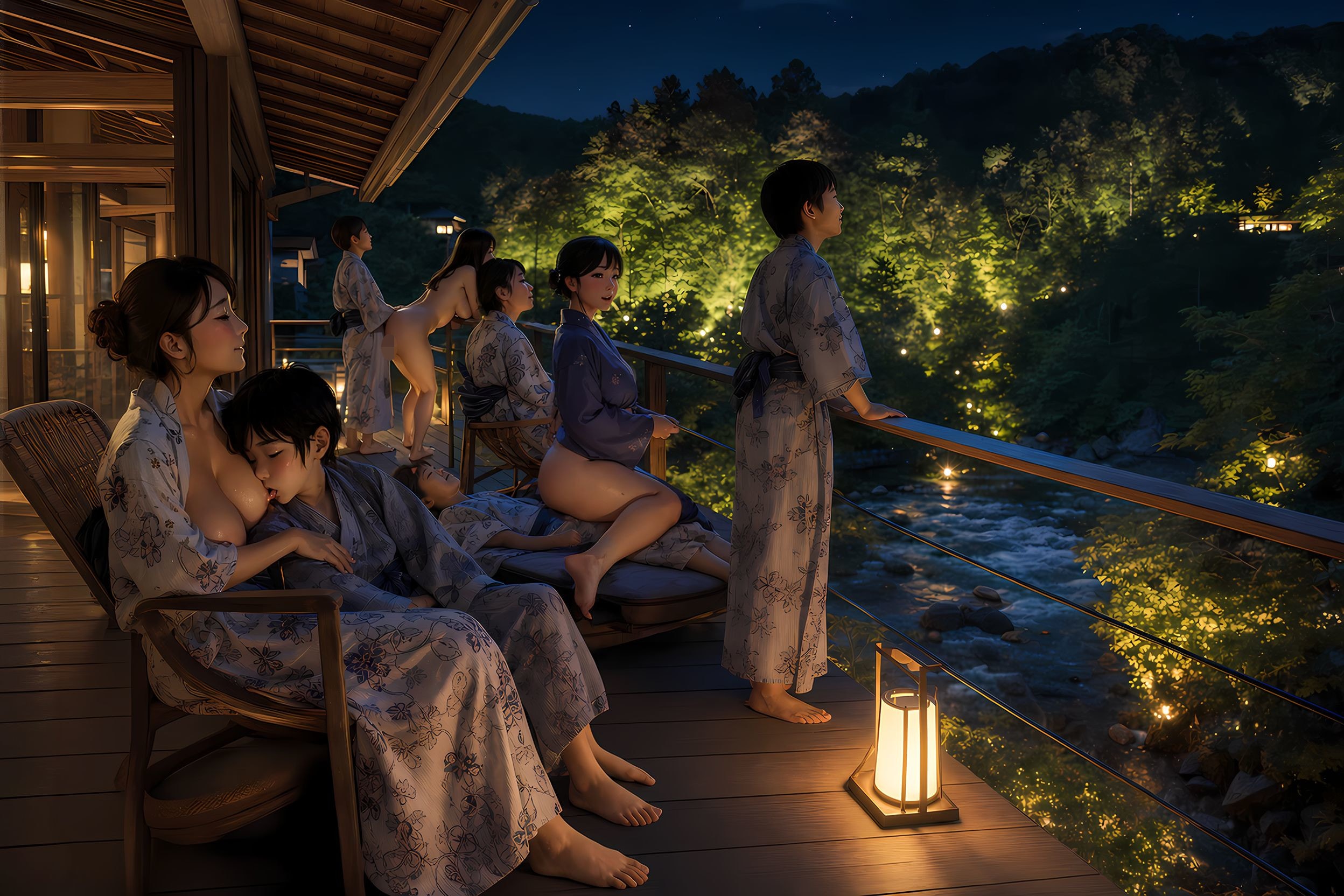 息子交換会 ~温泉旅館編(夜)~