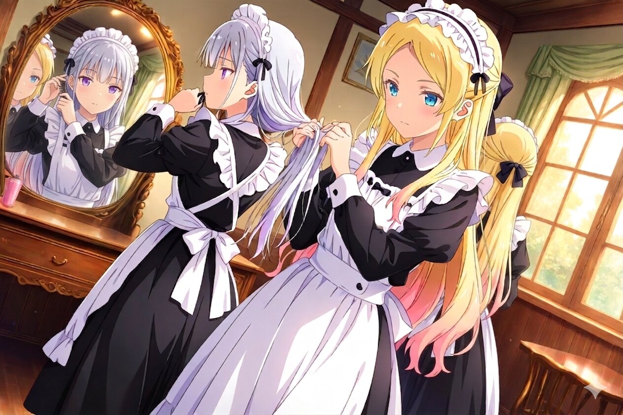 侍女たちの朝支度《Gemini3Pro修正版》