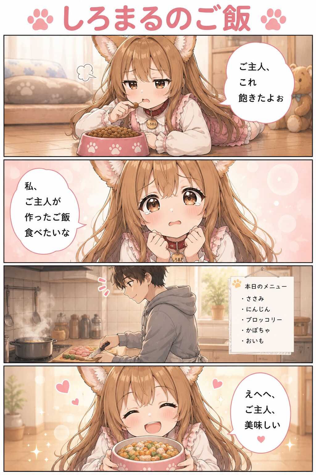 しろまるのご飯