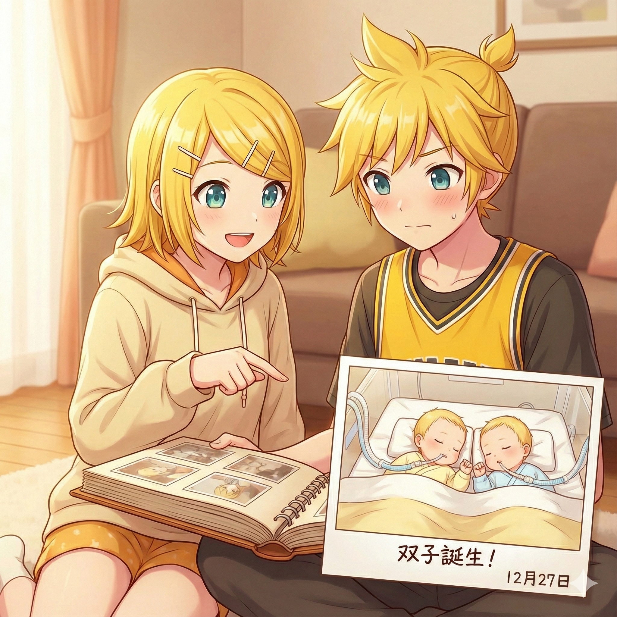 リンさんとレン君🎶 | の人気AIイラスト・グラビア