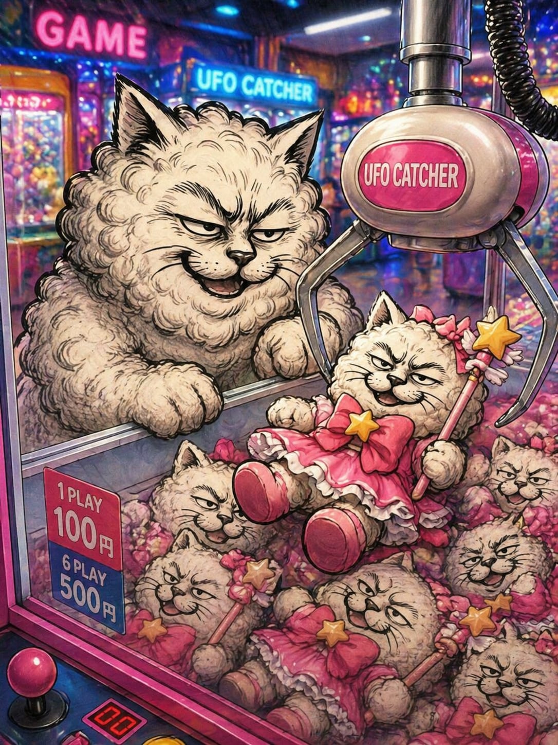 クレーンゲーム | の人気AIイラスト・グラビア