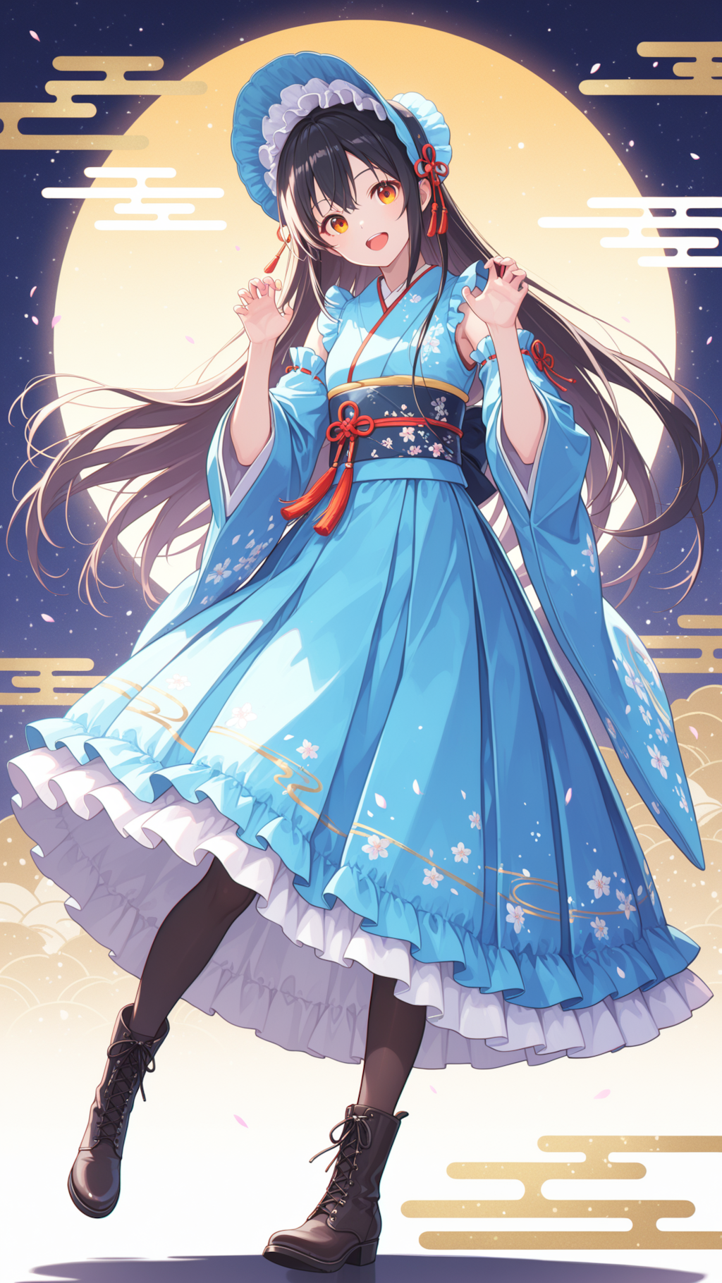 ロング和ドレス