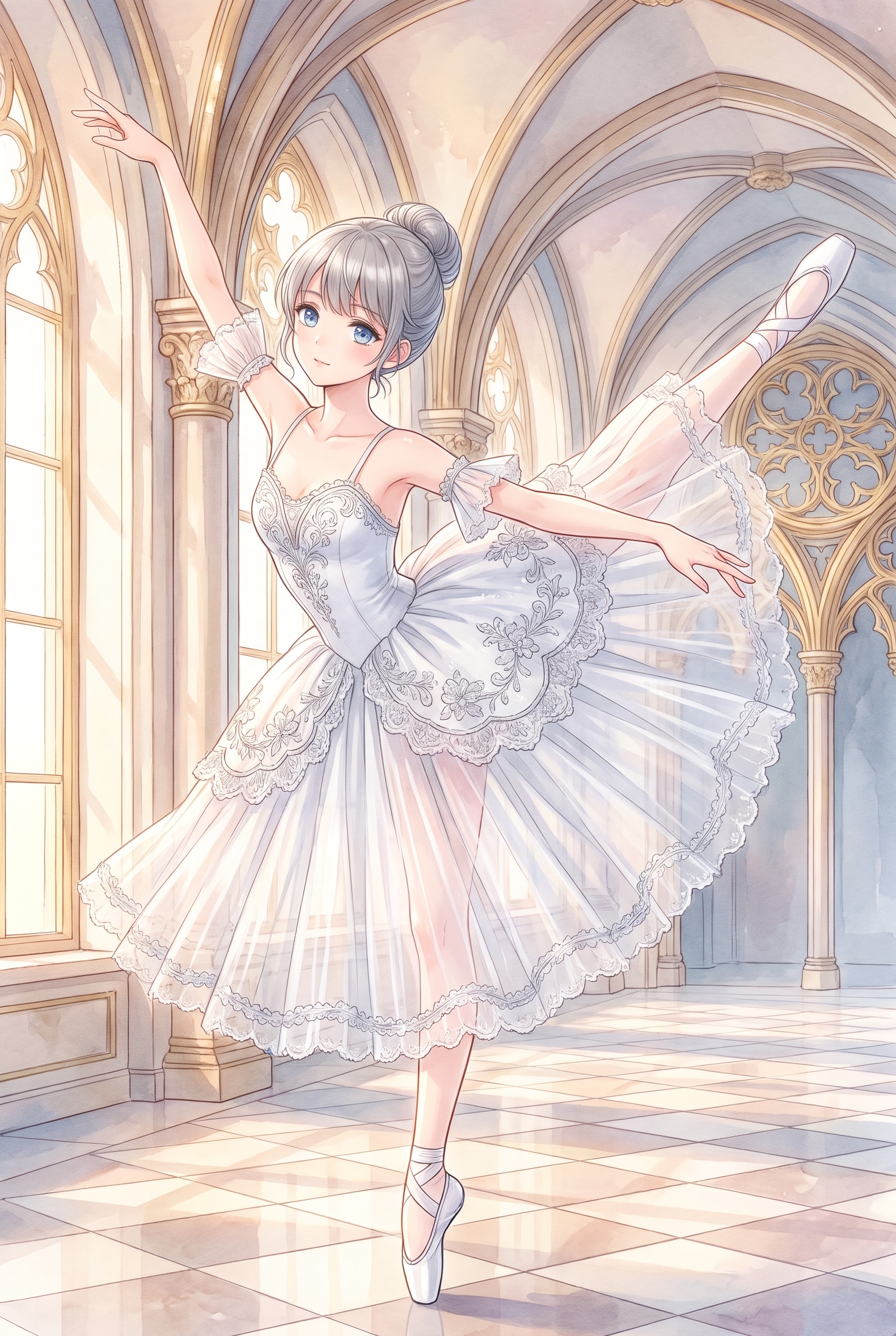 白銀舞姫の天翔 | の人気AIイラスト・グラビア