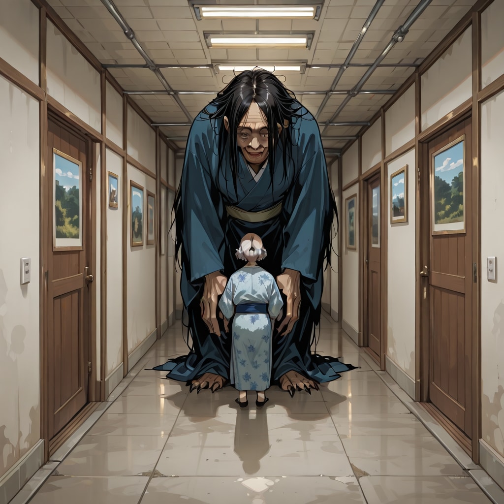 おばあちゃんと妖怪。