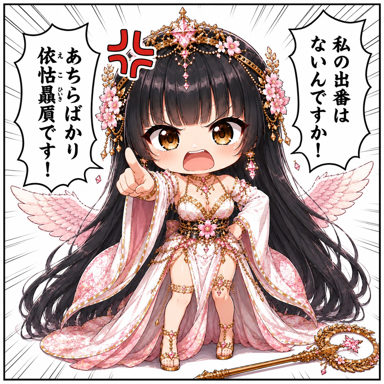 和風勝利の女神・咲耶からのクレーム💢