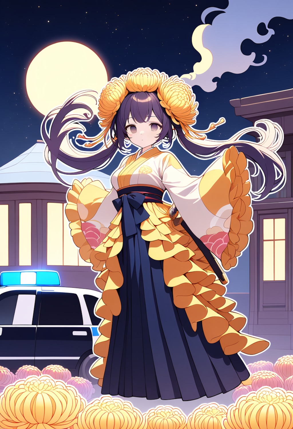 小説『菊苺モンメ/境都の街を守る者』【ニャンノ世界】