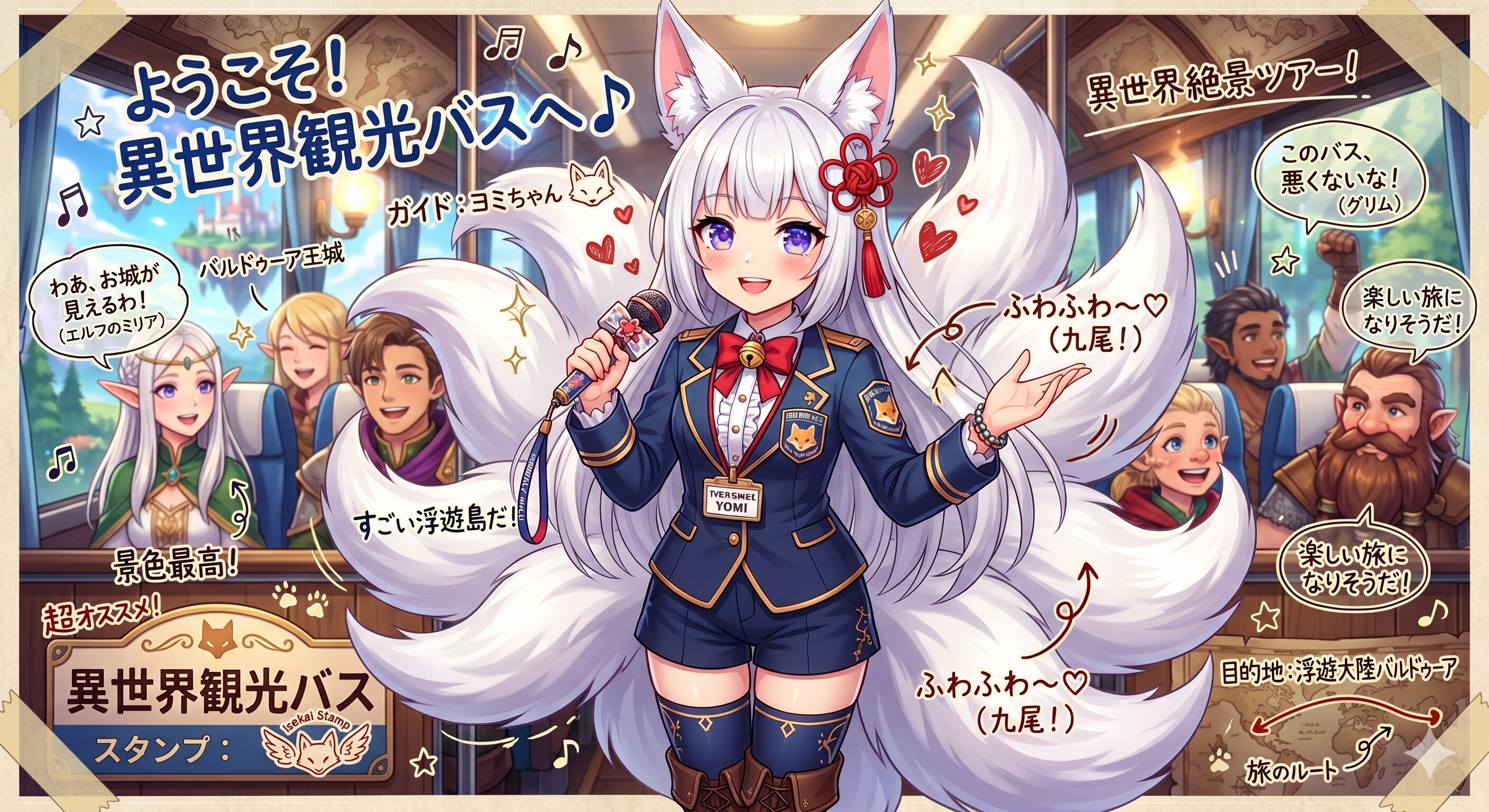 バスガイドのヨミちゃん