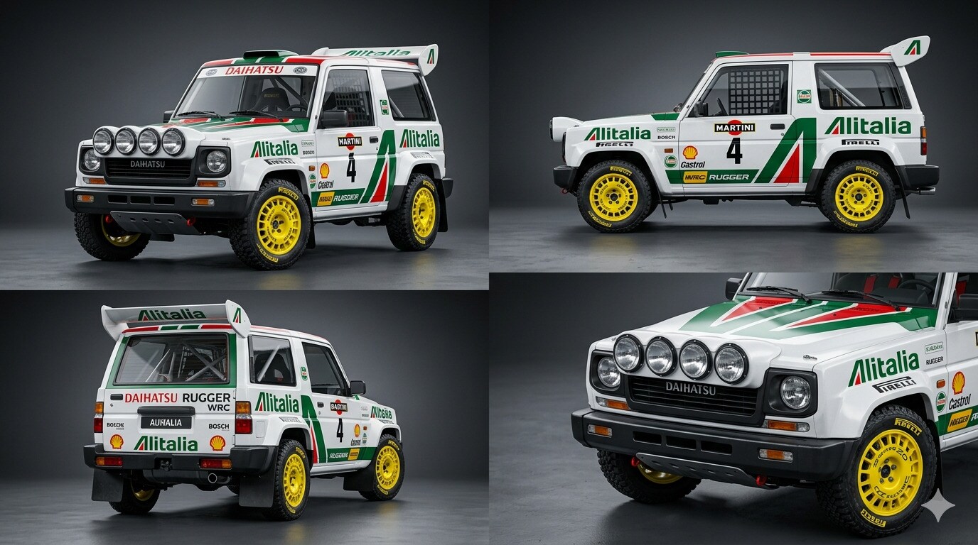 アリタリアダイハツラガーラリーカー