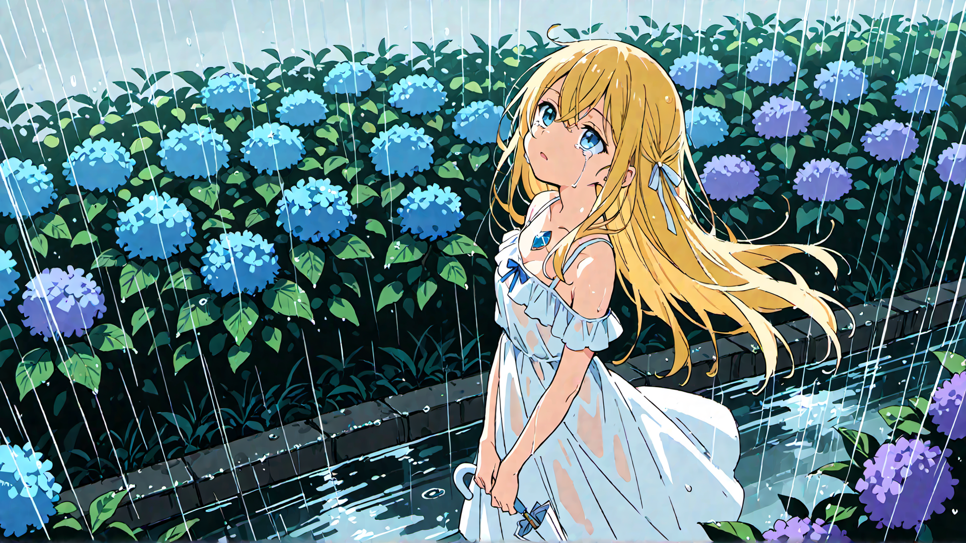 心に降るの雨。
