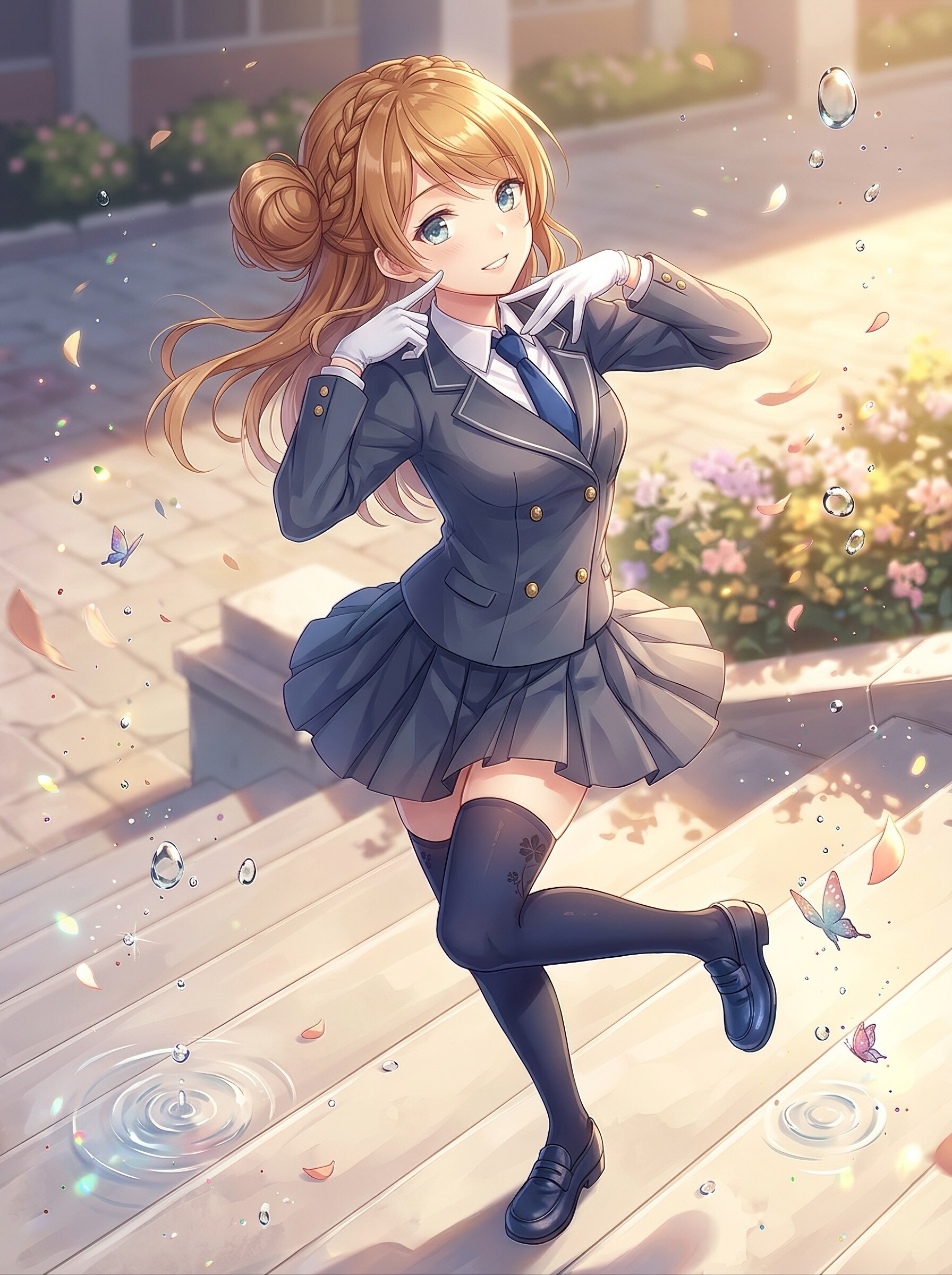蒼瞳に咲く感謝 | の人気AIイラスト・グラビア