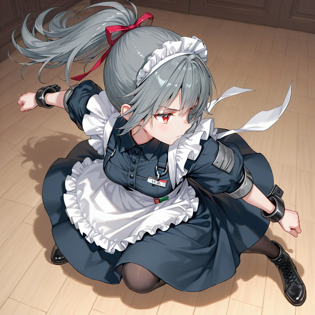 メイド（戦闘ver.）　#QILIN