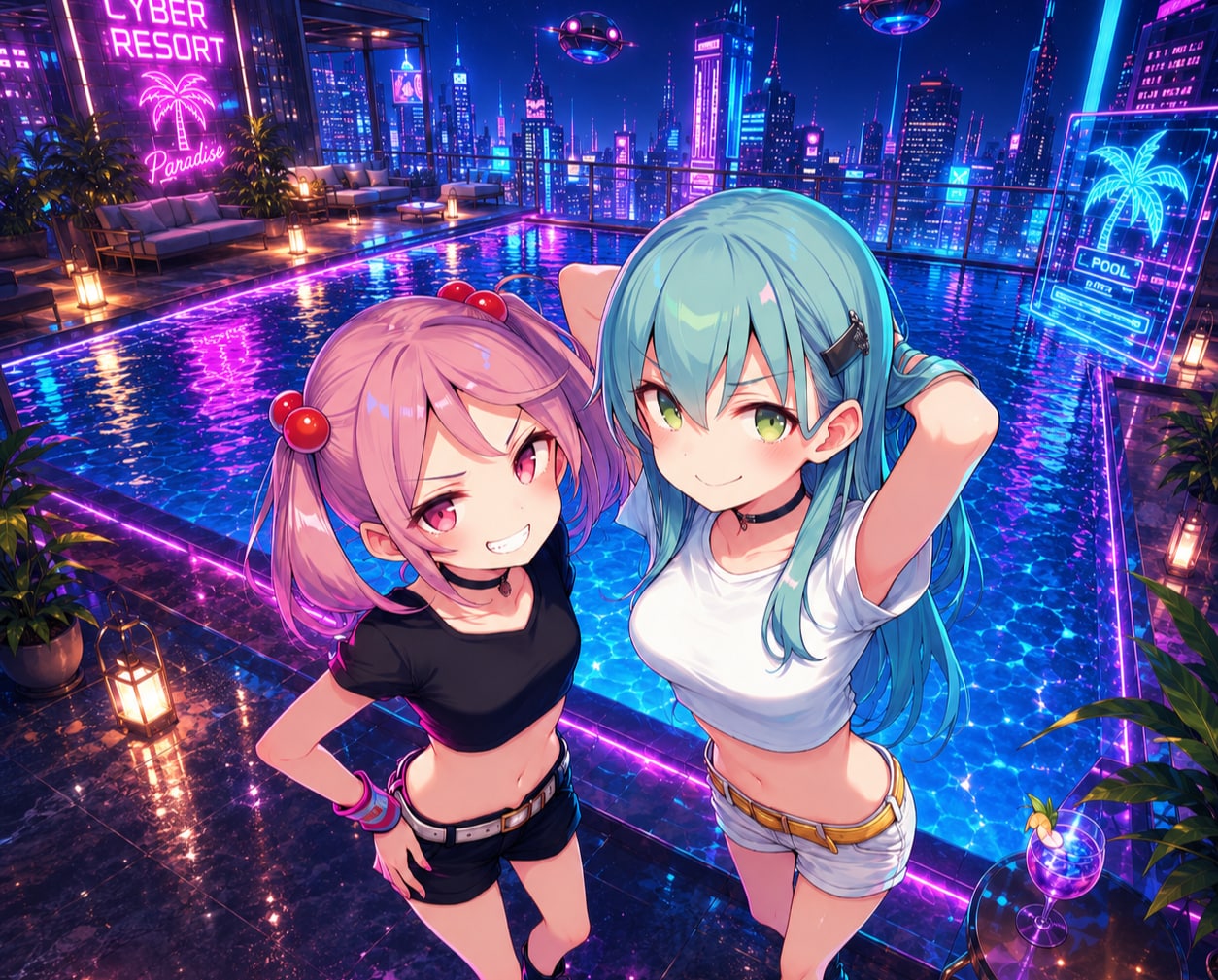 サイバーパンクなリゾート