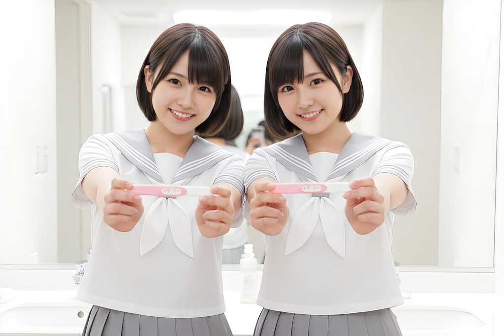 陽性だよ❤️（少子化対策）