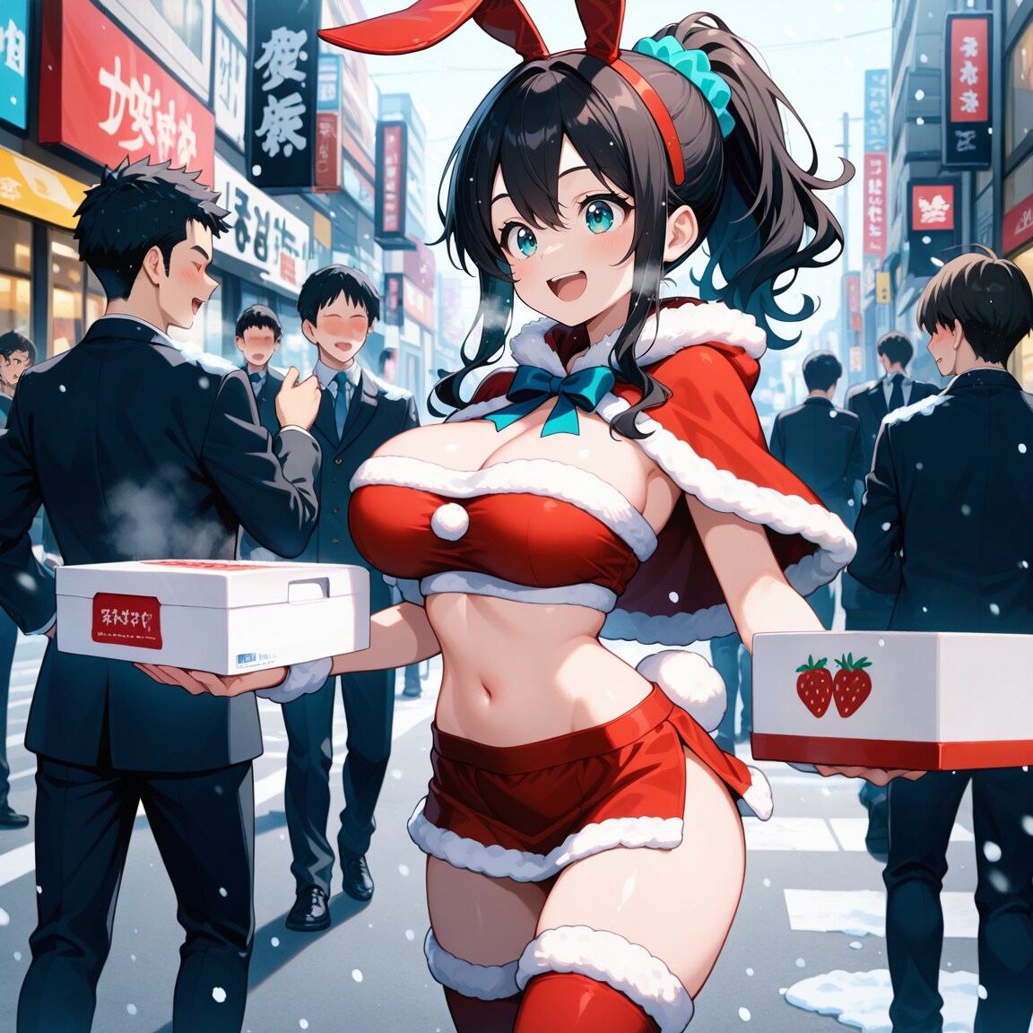 ケーキいかがですか～？
