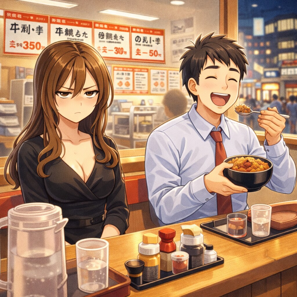 同伴の悲劇　牛丼