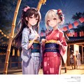 美少女が浴衣姿で七夕の祭りに華を添える 12枚目