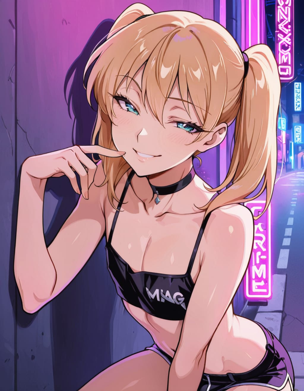 路地裏で誘惑してくる男の娘