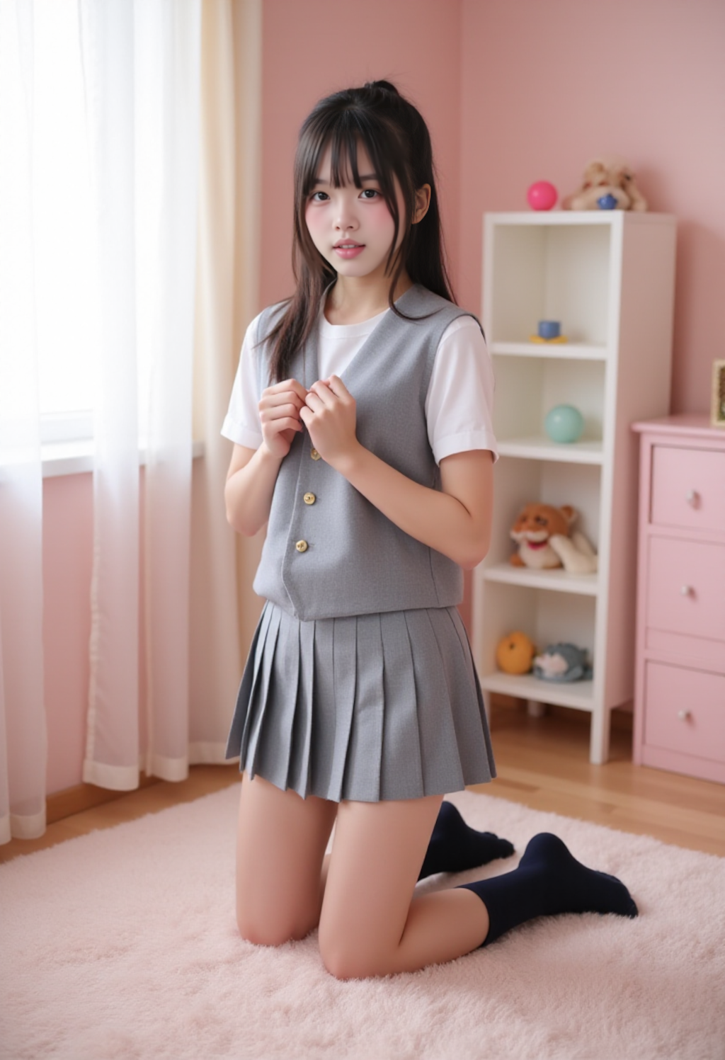 絶対…に、ニーハイソックスを履かせないFLUX_t2i