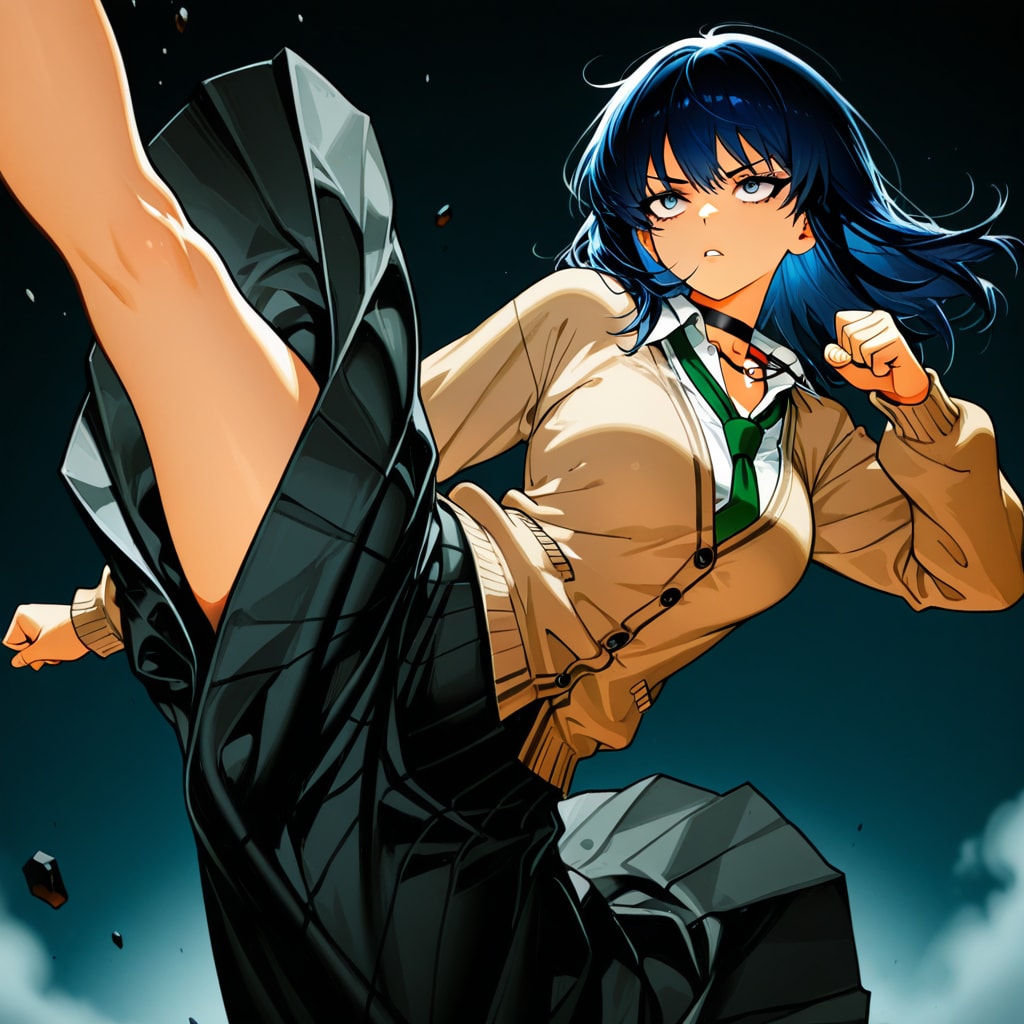 並大抵ではないキック力