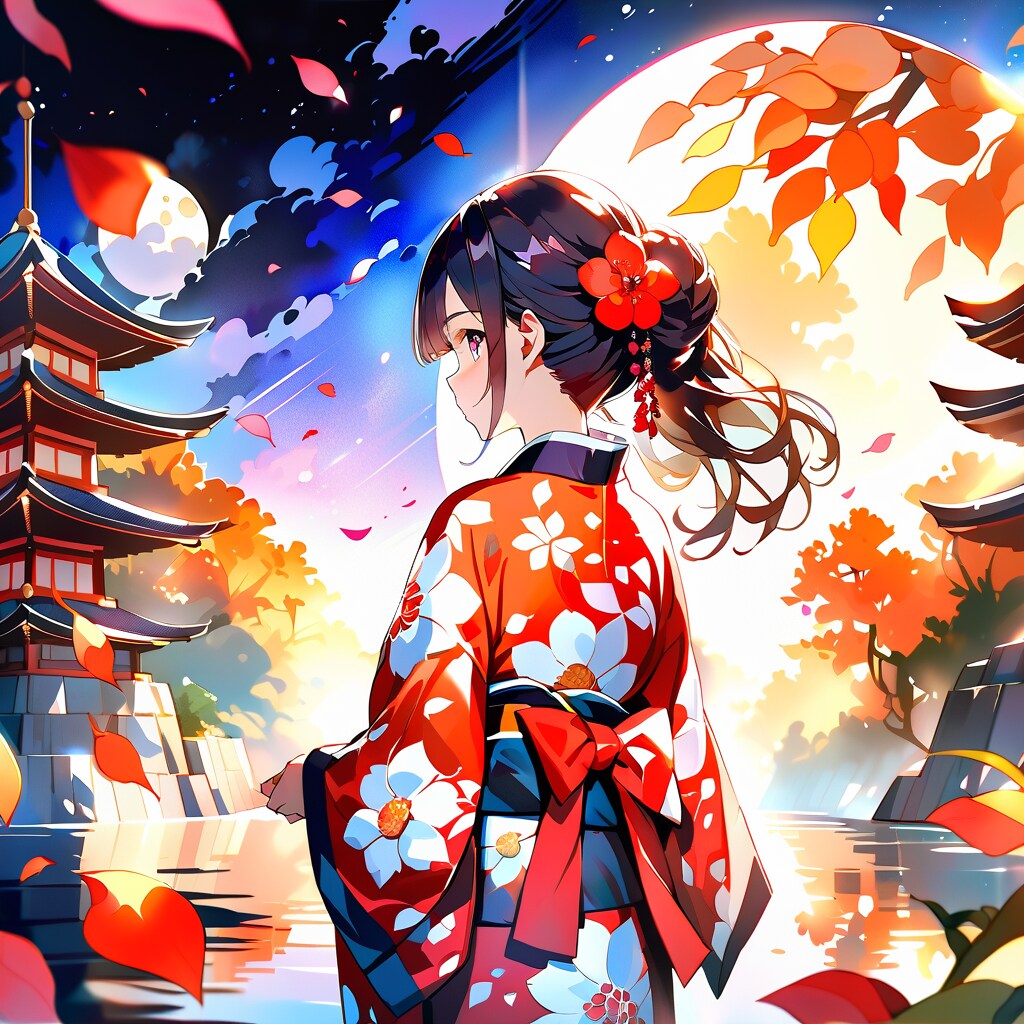 月と落葉 | の人気AIイラスト・グラビア