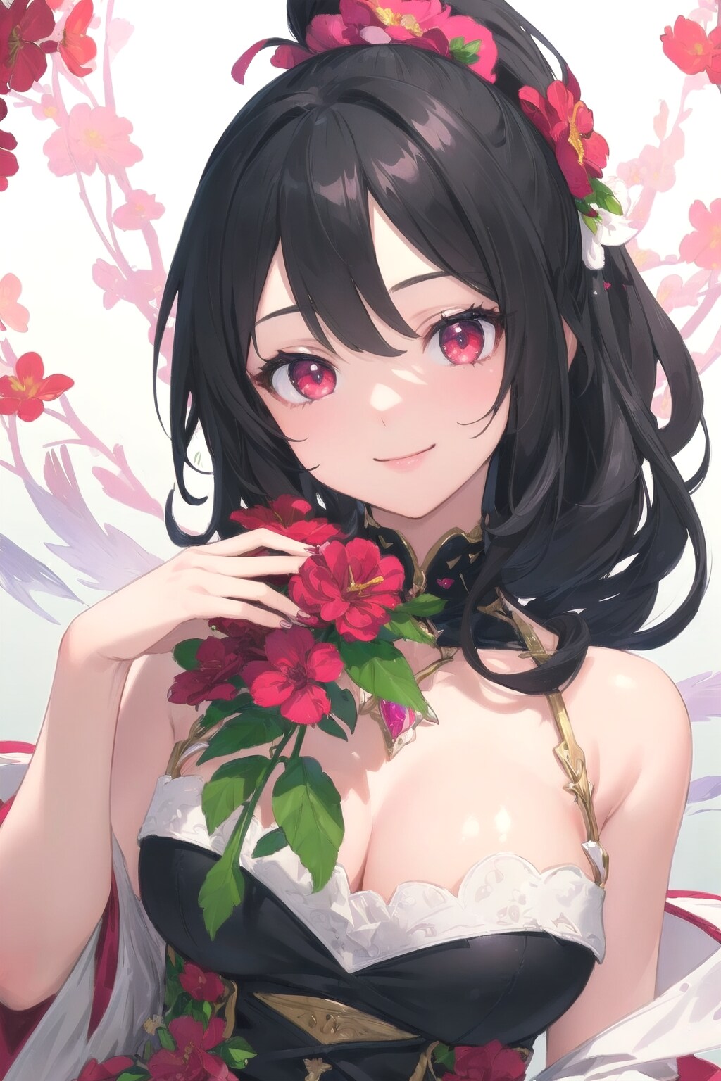 赤い花