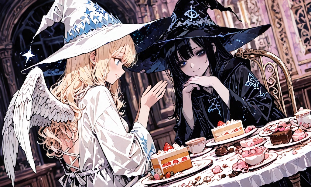 ミラちゃん、お茶をする