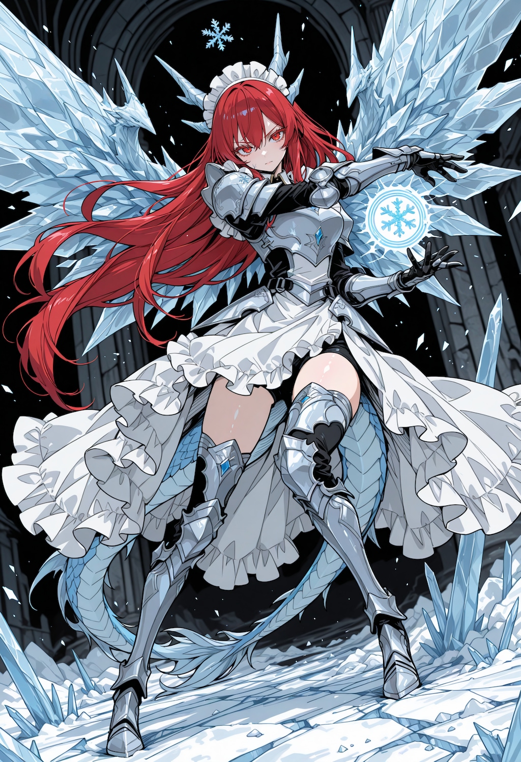 辰（たつ）、巳（へび）十二支アーマーメイド