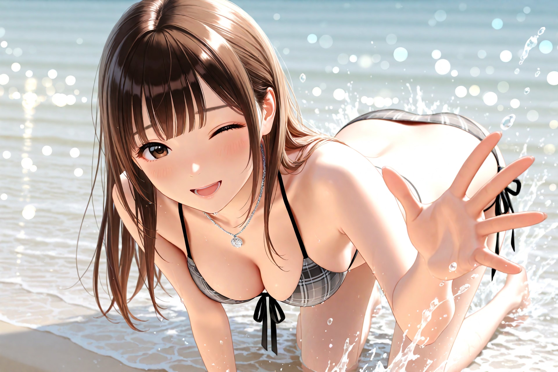 「あ～っ！やったな～♡」