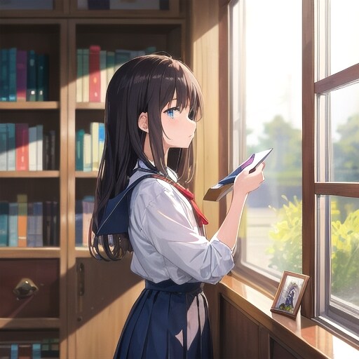 本屋にて | の人気AIイラスト・グラビア