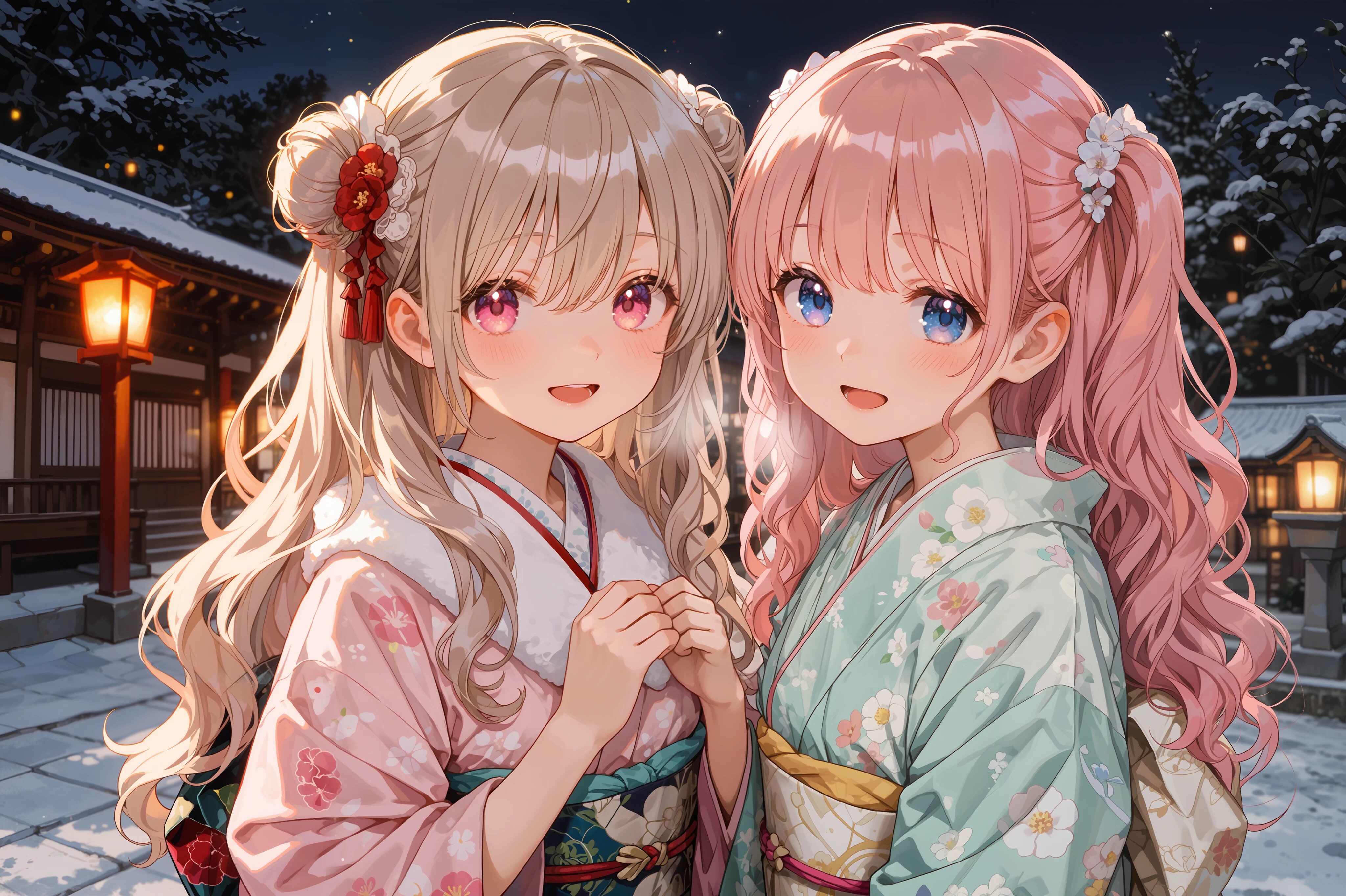 🌕あけおめ2026⛩️ #1 - 深夜初詣デート♡