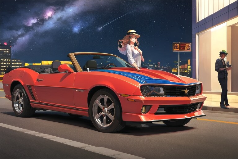 夜のドライブ | の人気AIイラスト・グラビア