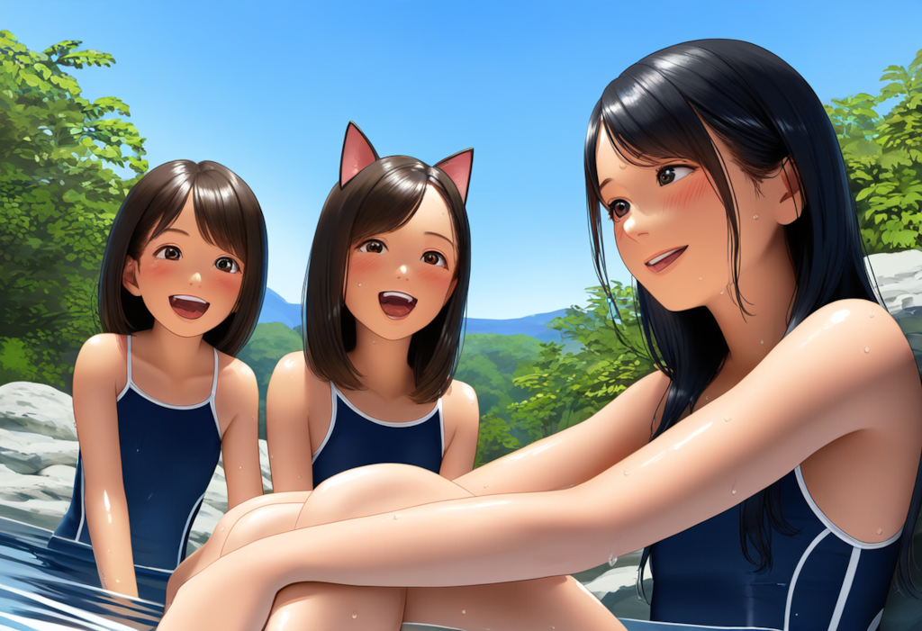 チャレンジ企画　川遊び