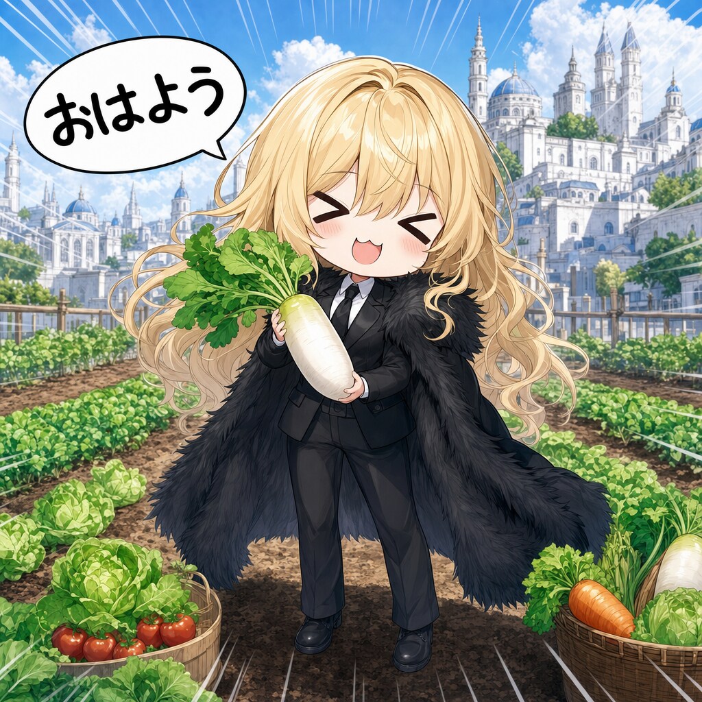 野菜収穫とエリザベス | の人気AIイラスト・グラビア