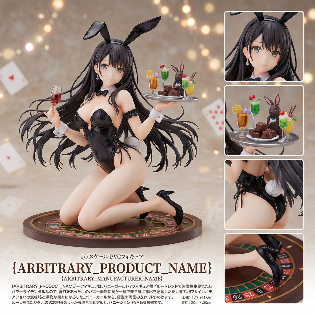 うちの子フィギュア化(ver.バニーガール)
