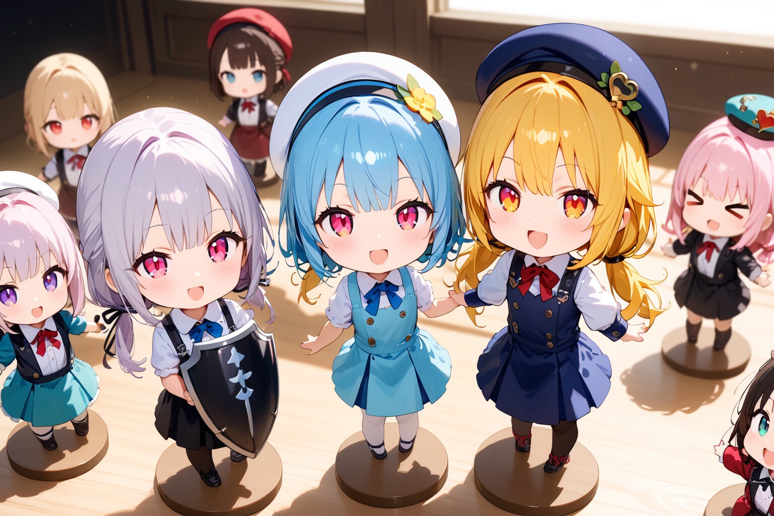 ちびちゃん_「見本用、お試し用の盾だよ-」。 | の人気AIイラスト・グラビア