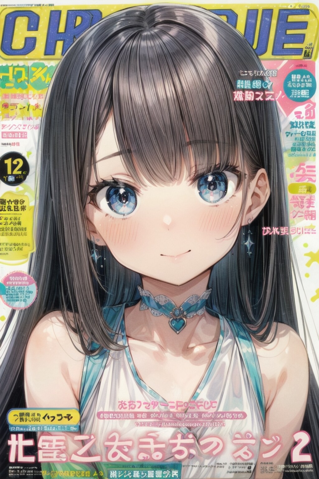 コミック雑誌表紙風。