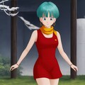 ドラゴンボール界のセクシークイーン！ワンピース姿のブルマが魅せる爆発的な魅力 3枚目