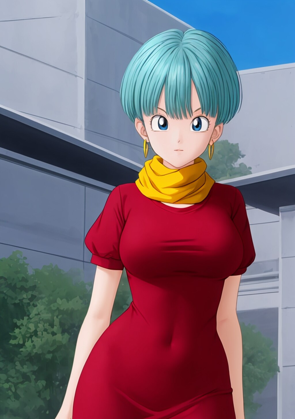 ドラゴンボール界のセクシークイーン！ワンピース姿のブルマが魅せる爆発的な魅力