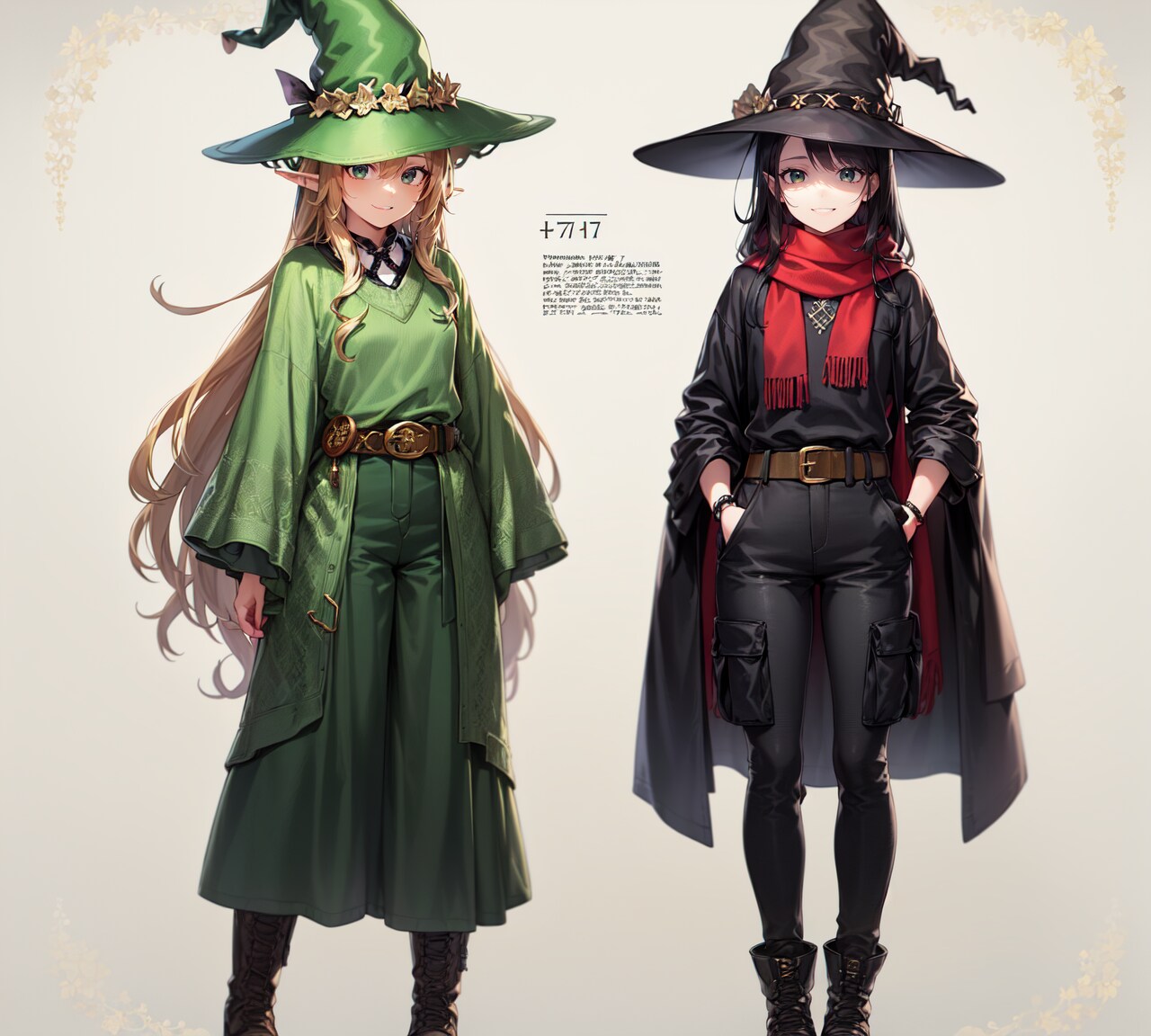 エルフ魔女と魔女