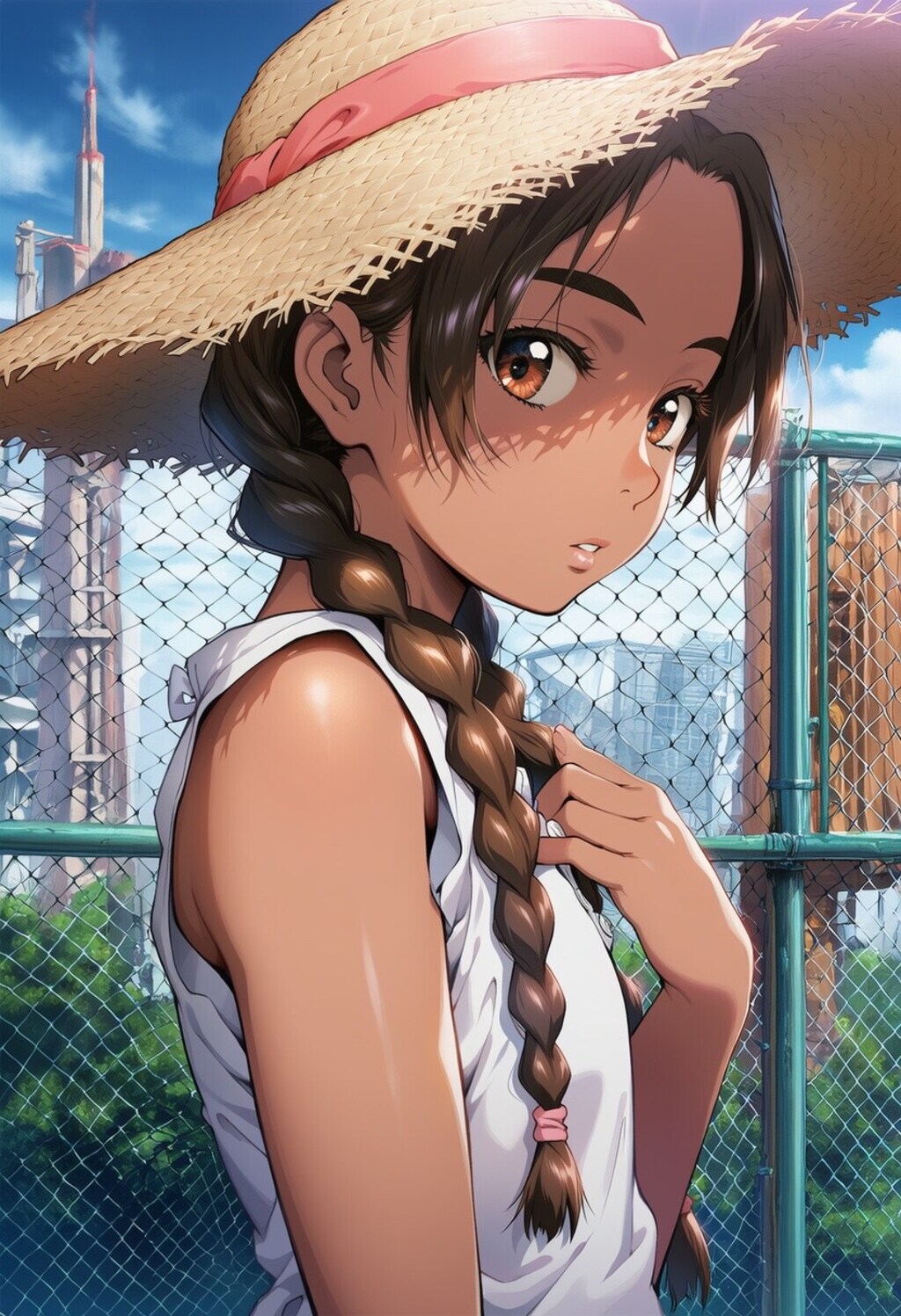 どこそこ橋魔法商店街の近くにて